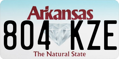 AR license plate 804KZE