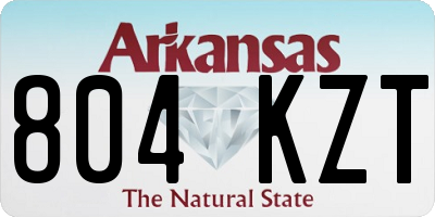 AR license plate 804KZT