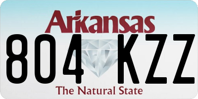 AR license plate 804KZZ