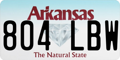 AR license plate 804LBW