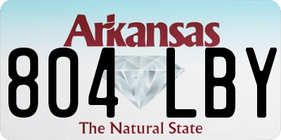 AR license plate 804LBY