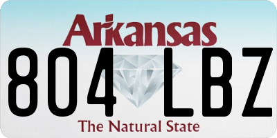 AR license plate 804LBZ