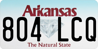 AR license plate 804LCQ