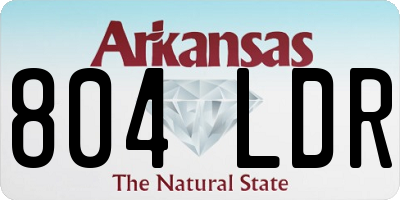 AR license plate 804LDR
