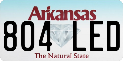 AR license plate 804LED