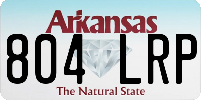 AR license plate 804LRP