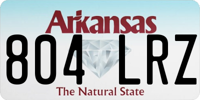 AR license plate 804LRZ
