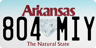 AR license plate 804MIY