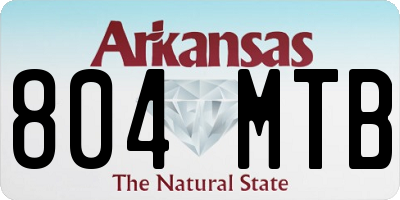 AR license plate 804MTB