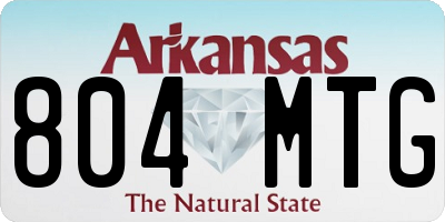 AR license plate 804MTG