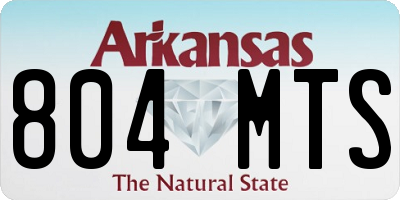 AR license plate 804MTS