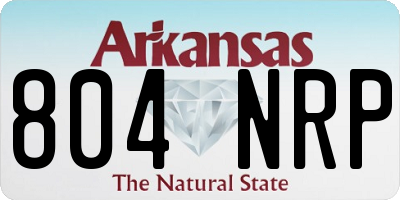 AR license plate 804NRP