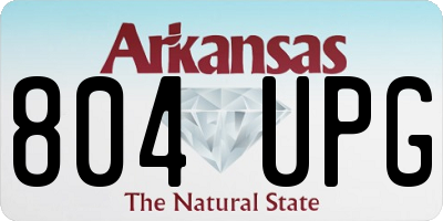 AR license plate 804UPG