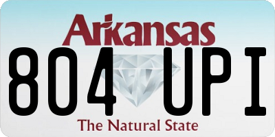 AR license plate 804UPI