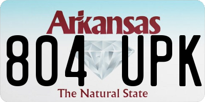 AR license plate 804UPK