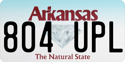 AR license plate 804UPL