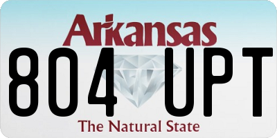 AR license plate 804UPT