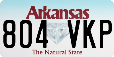 AR license plate 804VKP
