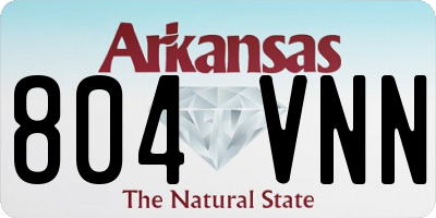 AR license plate 804VNN
