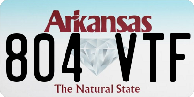 AR license plate 804VTF