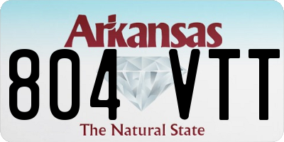AR license plate 804VTT