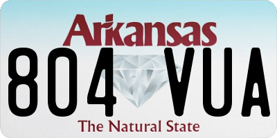AR license plate 804VUA