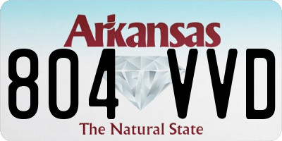 AR license plate 804VVD