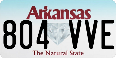 AR license plate 804VVE