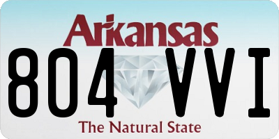 AR license plate 804VVI