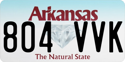 AR license plate 804VVK
