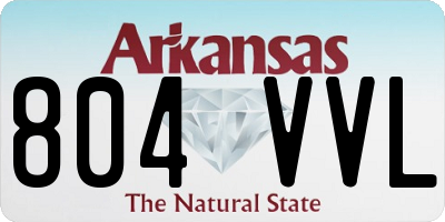 AR license plate 804VVL