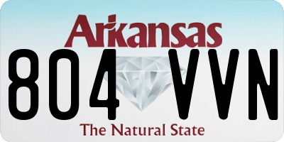 AR license plate 804VVN