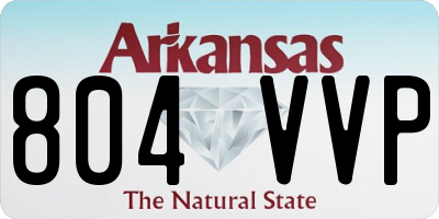 AR license plate 804VVP