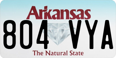 AR license plate 804VYA
