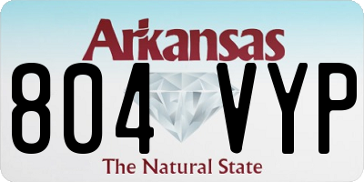 AR license plate 804VYP