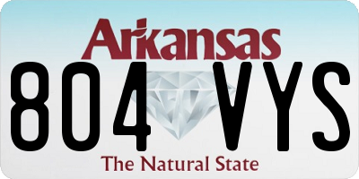 AR license plate 804VYS