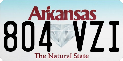 AR license plate 804VZI