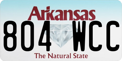 AR license plate 804WCC