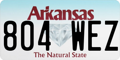 AR license plate 804WEZ