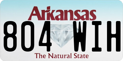 AR license plate 804WIH