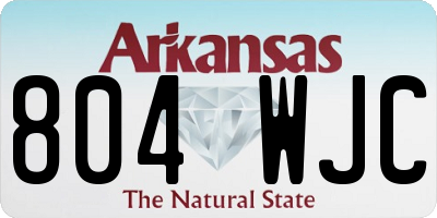 AR license plate 804WJC