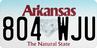 AR license plate 804WJU