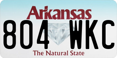 AR license plate 804WKC