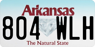AR license plate 804WLH