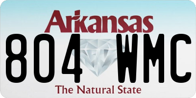 AR license plate 804WMC