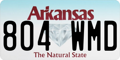 AR license plate 804WMD