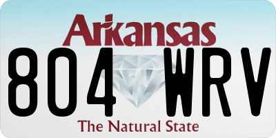 AR license plate 804WRV