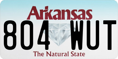 AR license plate 804WUT