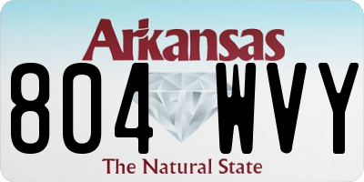 AR license plate 804WVY