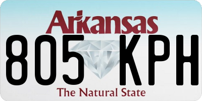 AR license plate 805KPH